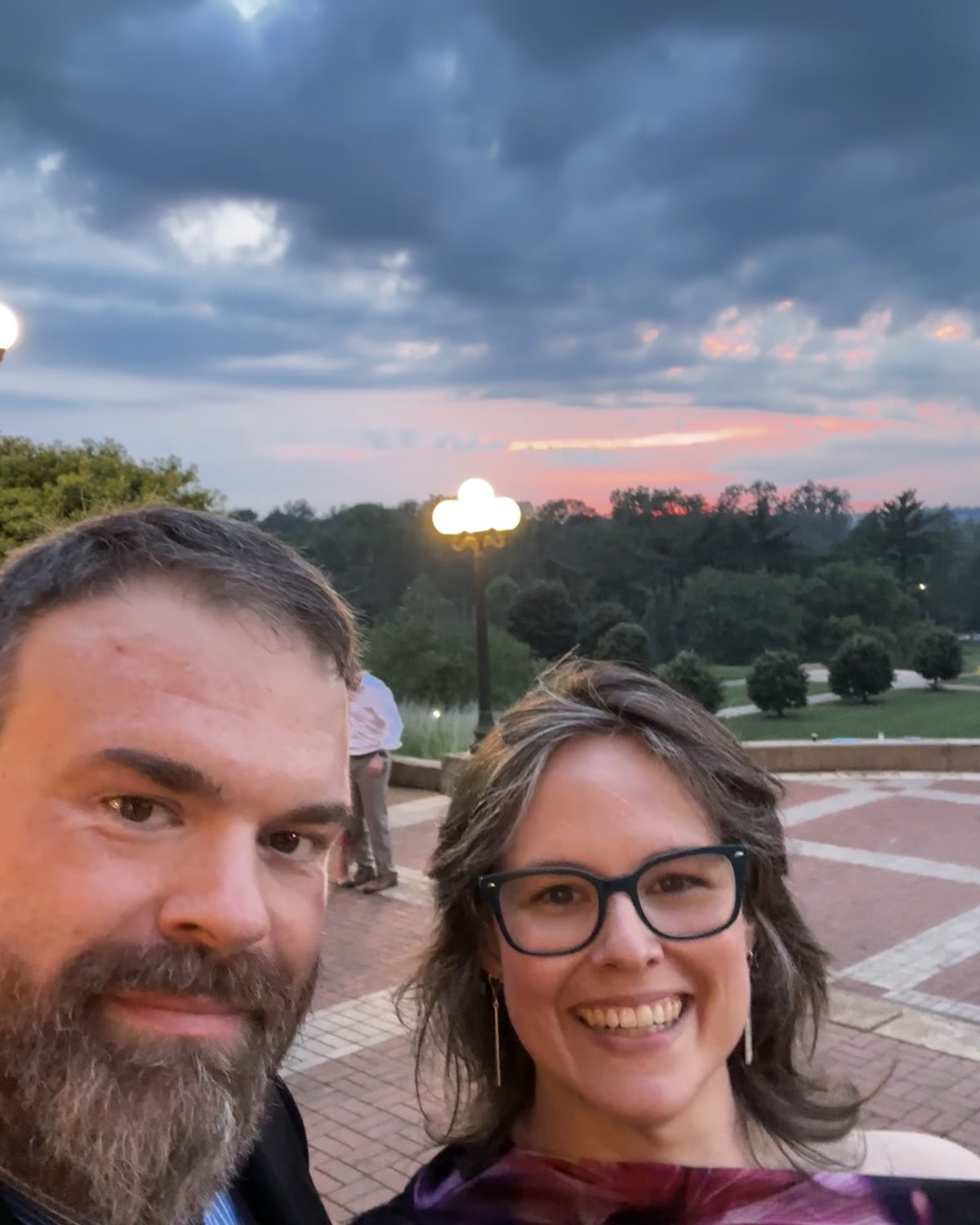 Dr. Tierney and her husband at an evening event