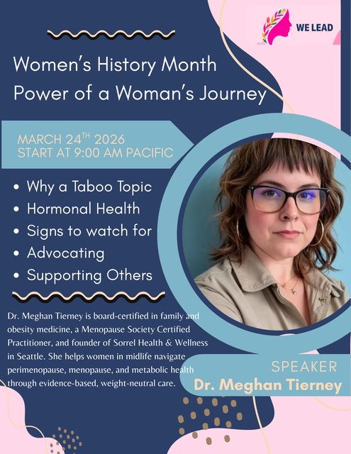 BHN We Lead ERG: Women's History Month, The Power of a Woman's Journey, speaker Dr. Meghan Tierney, March 24, 2026